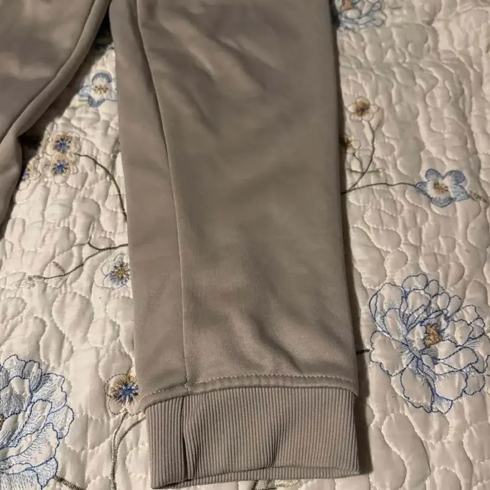 NBA Youth Jogger Sweatpants Light Brown Embroidered Logo Size 18-20